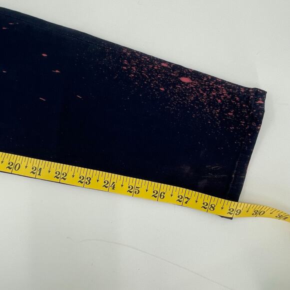 Hudson Women's Nico Super Skinny Midrise Jeans, Sz. 32 Artsy Cosmo Tie Dye Edgy - Picture 13 of 16